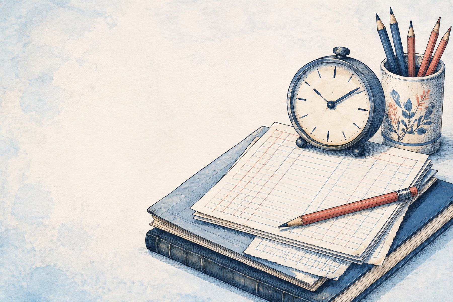 Illustration of a local billable-time ledger